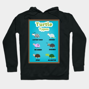 Turtle types version 2/2 Hoodie